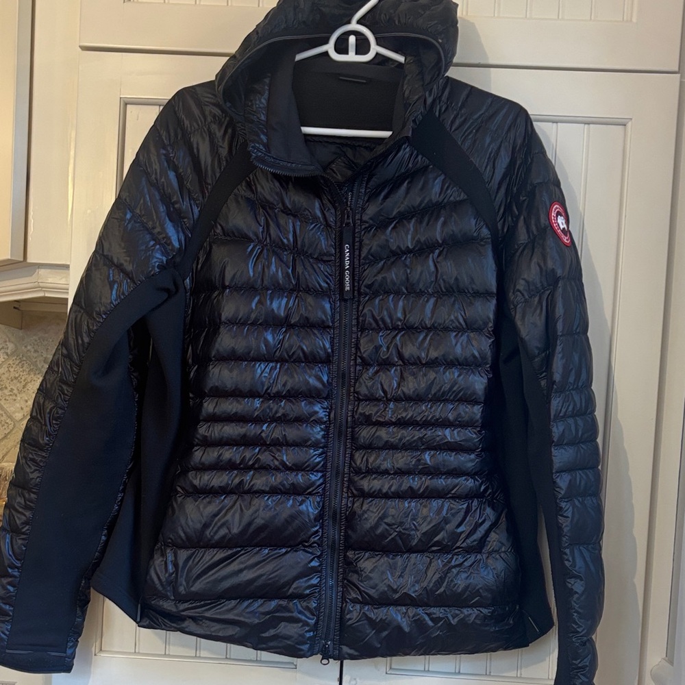 Canada Goose Women’s Size XL Shiny light Black Puffer Jacket